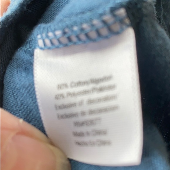 ANA Adorned Worn Look Tee sz L - Picture 6 of 6